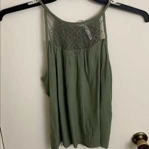 Olive tank top